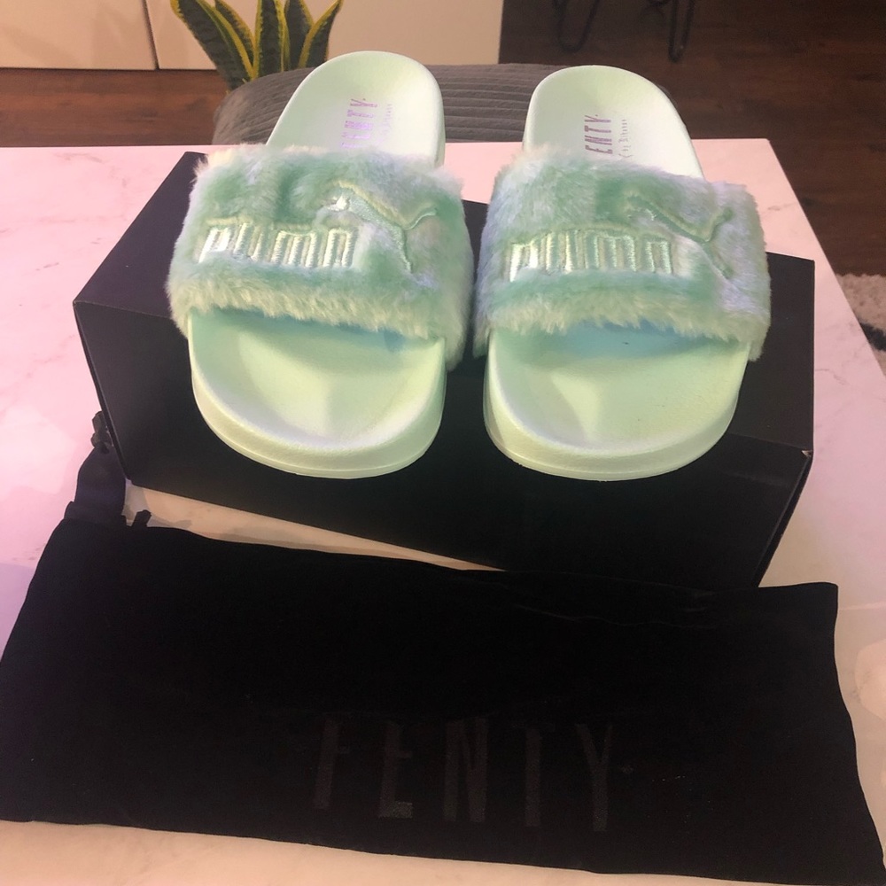 Fenty Fur Slides